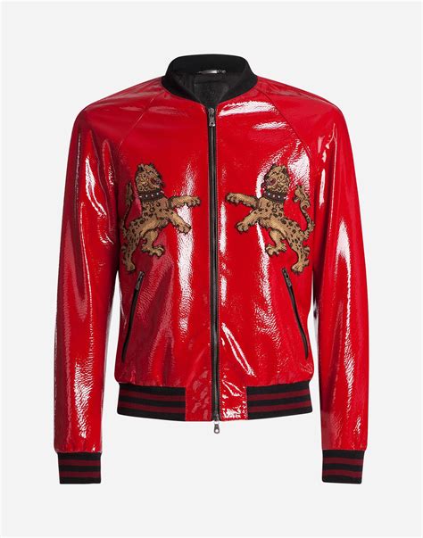 dolce gabbana bomberjacke rot|Men's Dolce&Gabbana Bomber Jackets .